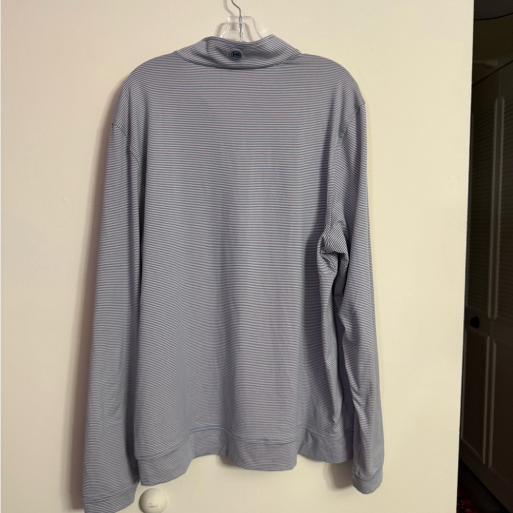 Southern Tide Tide To Trail Blue Peach Quarter Zip XL - Picture 4 of 4